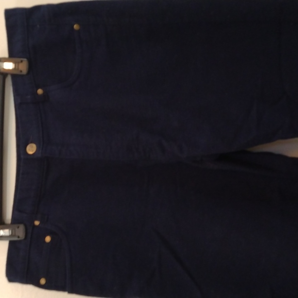 Samuel Windsor Navy Cotton Moleskin Pants  35 - 26